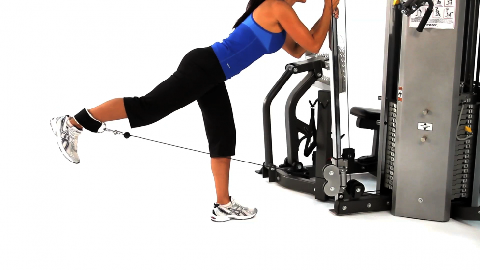 kábeles lábemelés hátra